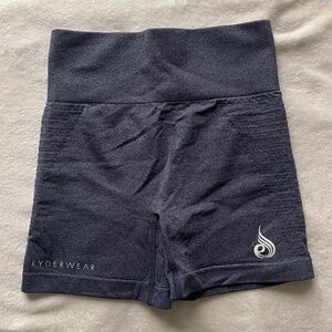 Ryderwear Geo Seamless High Waisted Shorts Navy (XS)
